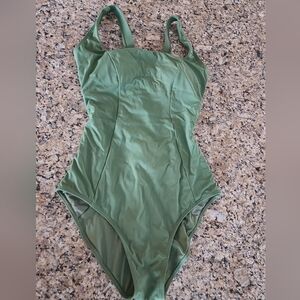 Classic Green One-Piece Bodysuit for Kids